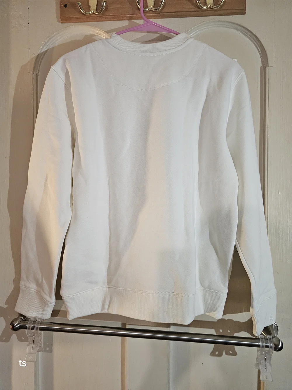 Coach Crew Neck Sweatshirt Limited Edition Cream Multicolor Logo